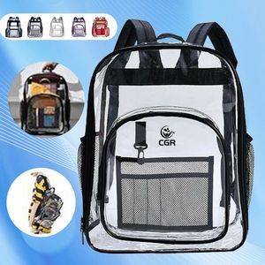 Robust PVC Clear School Backpack