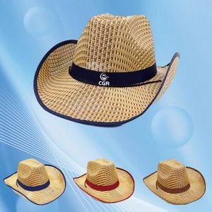 Western Style Straw Cowboy Hat