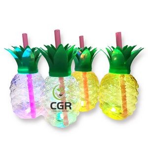 Pineapple Cup Plastic Decorations Tropical Hawaii Celebration for Fun and Festive Party D?cor