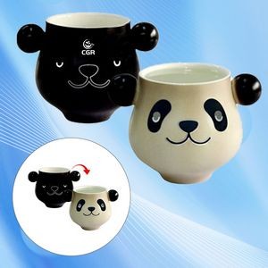 Playful Panda Design Ceramic Color Changer Mug