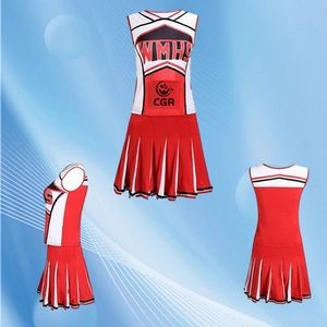 Cheerful Women's Cheerleading Uniform
