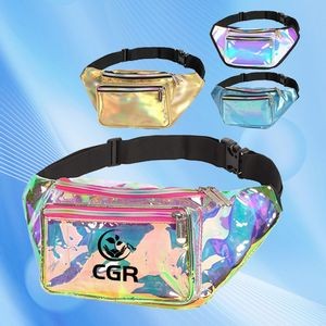 Shiny Holographic Laser Fanny Pack