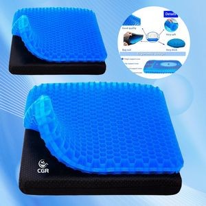 Gel-Infused Dual Layer Seat Cushion