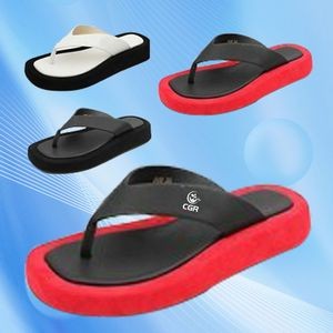 Elevated Sole Flip-Flop Sandals
