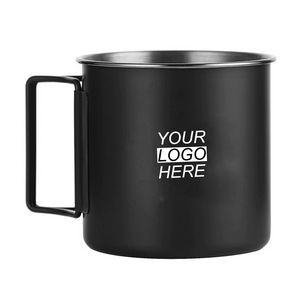 Stainless Steel Camping Mugs with Handle