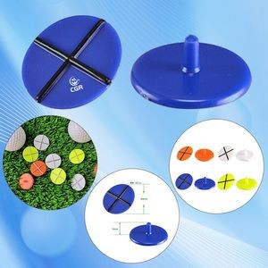 Circular Plastic Golf Ball Markers Set