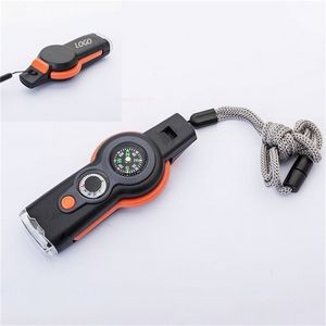7-in-1 Whistle w/Compass