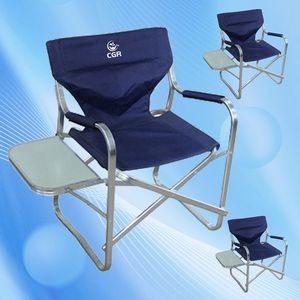Fishing Chair with Foldable Side Table