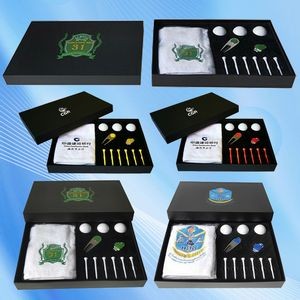 Premium Golf Gift Set with Towel in Box