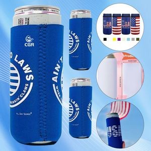 Flexible Polymer Slim Can Coolie in USA Design