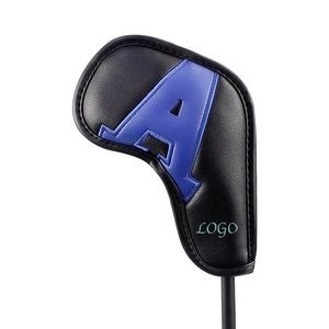 10 Piece PU Leather Golf Club Protective Covers
