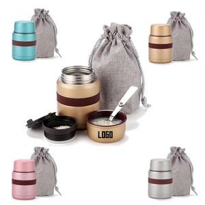 350ML Stainless Steel Insulation Portable Mini Braised Thermos