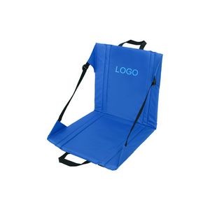 Portable Stadium Seat Cushion for Bleacher with Backrest
