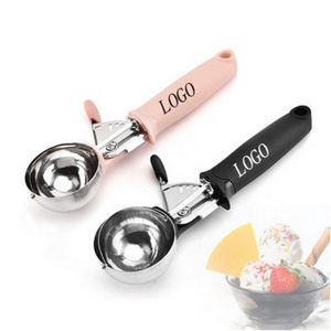 Trigger-Operated Stainless Steel Ice Cream Scoop
