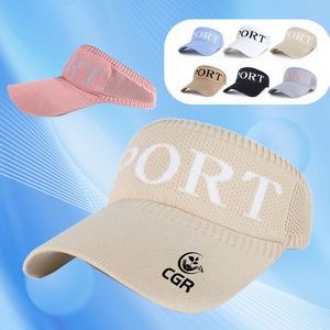Women's Adjustable Athletic Sun Visor for Stylish and Functional Sun Protection