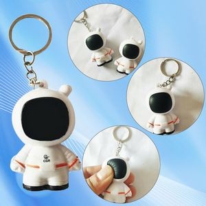Astronaut Keychain with Stress-Relief Function