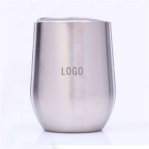 10 Oz. Stainless Steel Egg Shape Cup