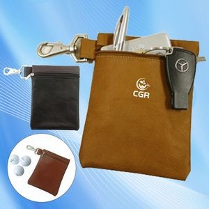Golf Ball Carrier with Zip Closure