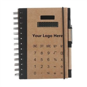 Notebook w/Calculator & Pen