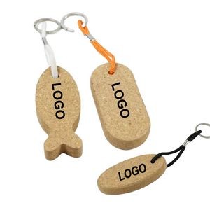 Stylish Cork Float Keychain