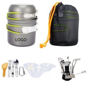 Comprehensive Camping Cookware Set for Outdoor Cooking Adventures