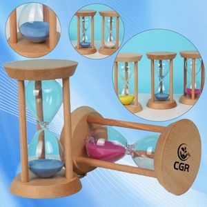 Natural Wood Hourglass Timekeeper