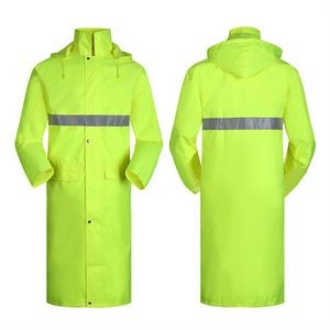 Waterproof Safety Raincoat with High Vision