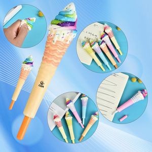 Multifunctional Ice Cream Pen with Stress Ball