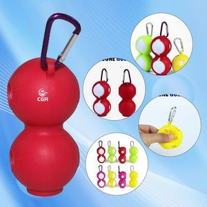 Clip-On Silicone Golf Ball Carrier