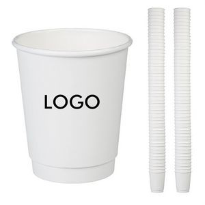 8 Oz. Printed Custom Double Layer Hot Drink Paper Cups
