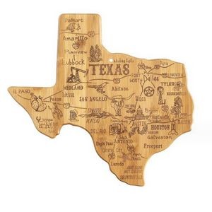 Bamboo Wood Destination USA Map Shped Serving Cutting Board for Kitchen