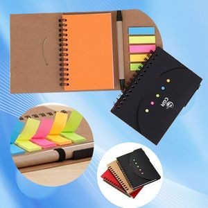 Professional Memo Book with Sticky Notes for Office