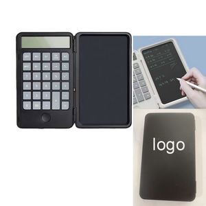 Rechargeable Calculator With Writing Board