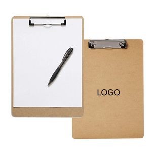 Wood Low Profile Clipboards-A4 Size