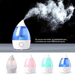 LED Colorful Water Drop Air Humidifier