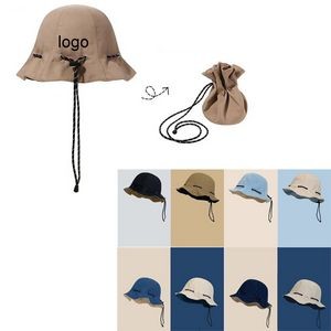 Foldable Jean Fabric Bucket Hat