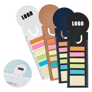 Book Mark Sticky Note Pad With Ruler