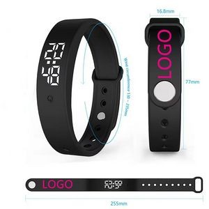 Silicone Sport Wristband Digital Watch