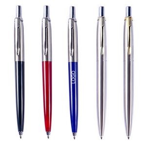 Retractable Metal Ballpoint Pens