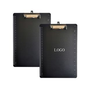 Plastic Clipboard with Measuring Ruler
