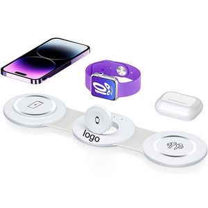 3in1 Magnetic Travel Wireless Charging Station