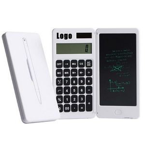 Portablel Calculator with Writing Tablet