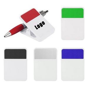 Square Shape Magnetic Clip With Pen Holder