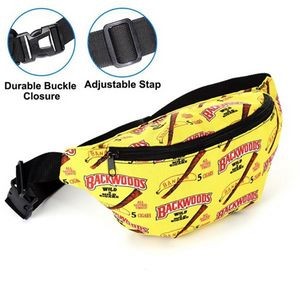 Fanny Pack Sublimation Full Color Waist Running Sports Bag