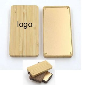 Charger With Bamboo Cover