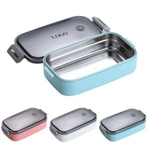Lunch Bento Box With Stainless Steel Liner