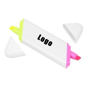 Square shaped 2 Color Highlighter