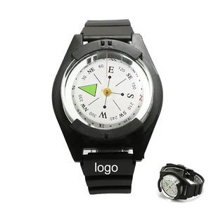 Outdoor Waterproof Bracelet Watch Band With Compass