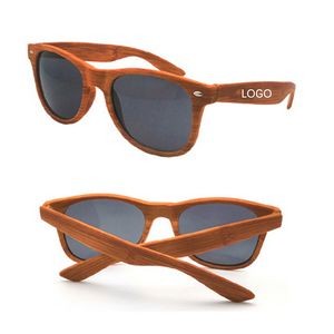 Wood Grain Beach Sunglasses