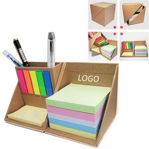 Sticky Notes with Pen Holder